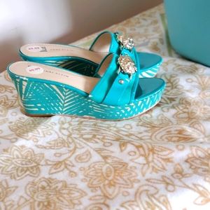 NEW Anne Klein  wedge slings